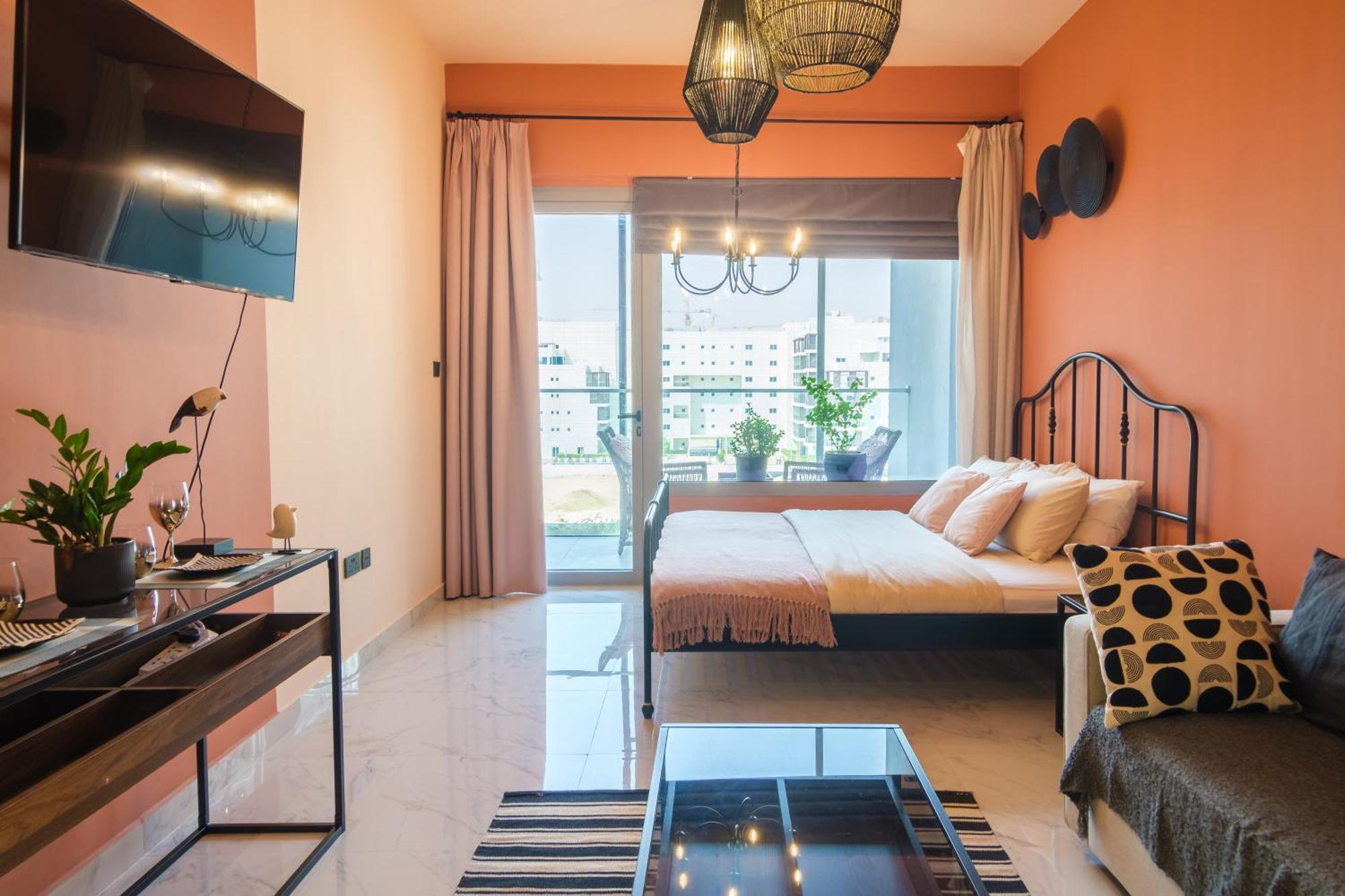 Poolside Charm Appartement Abu Dhabi Buitenkant foto