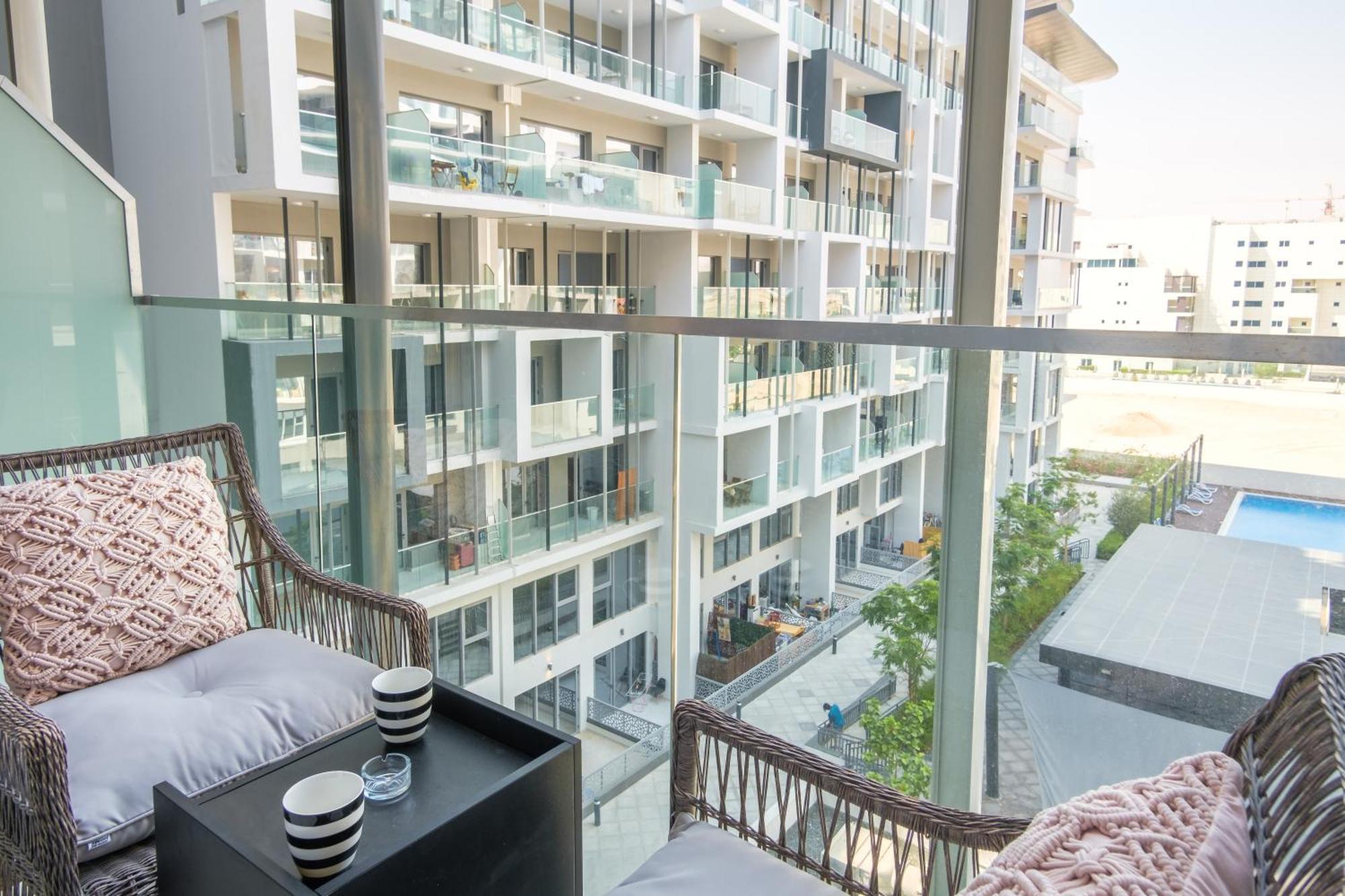 Poolside Charm Appartement Abu Dhabi Buitenkant foto